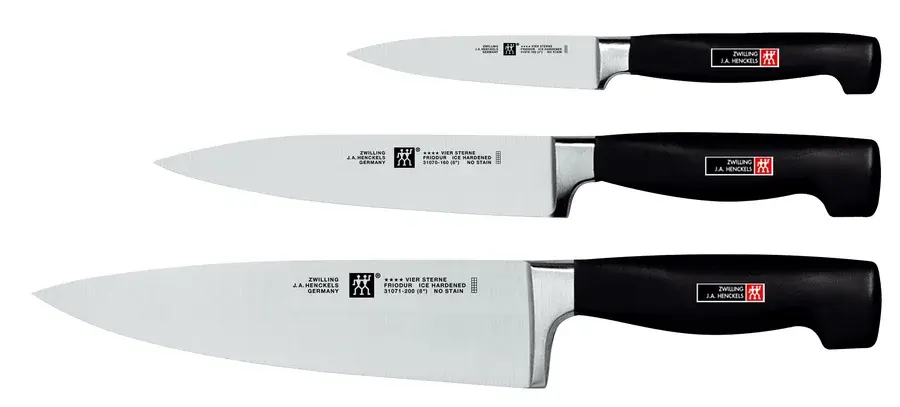 Zwilling Knivsæt med 3 knive Kød - Kokke - urtekniv fra GrydeGuru.dk