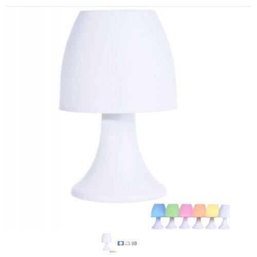 Bordlampe Batteridrevet - Hvid Ø 12 x H 19 cm fra Tørrestativet.dk