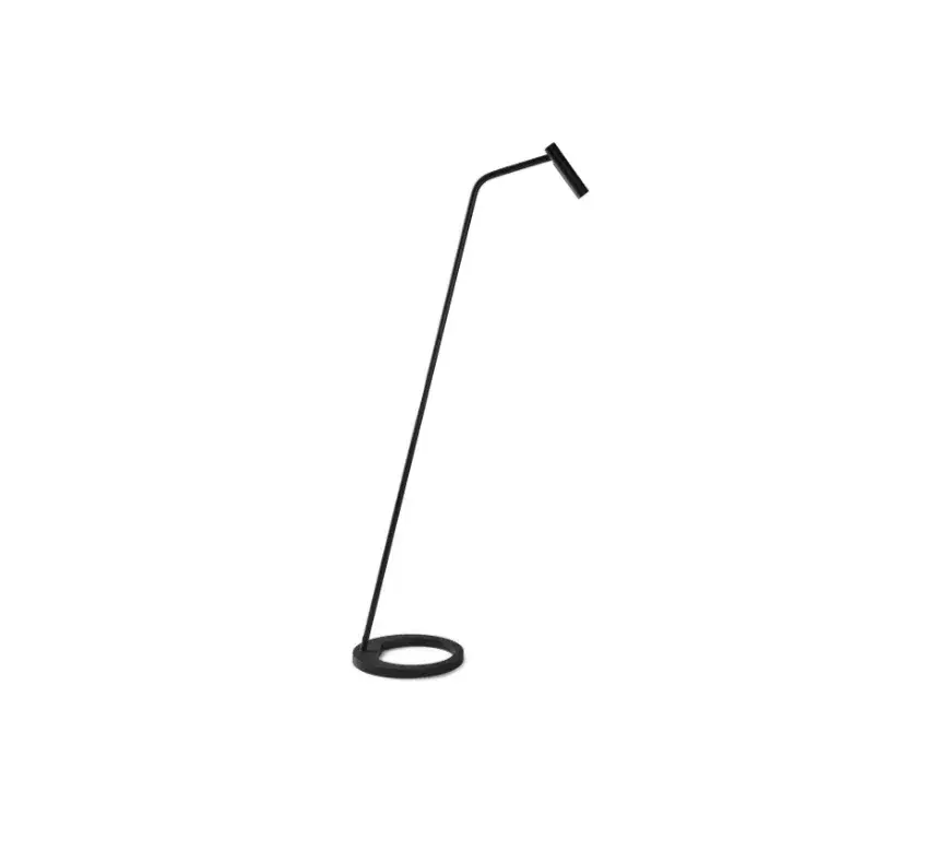 Antidark gulvlampe i sort aluminium fra Lamper4u.dk